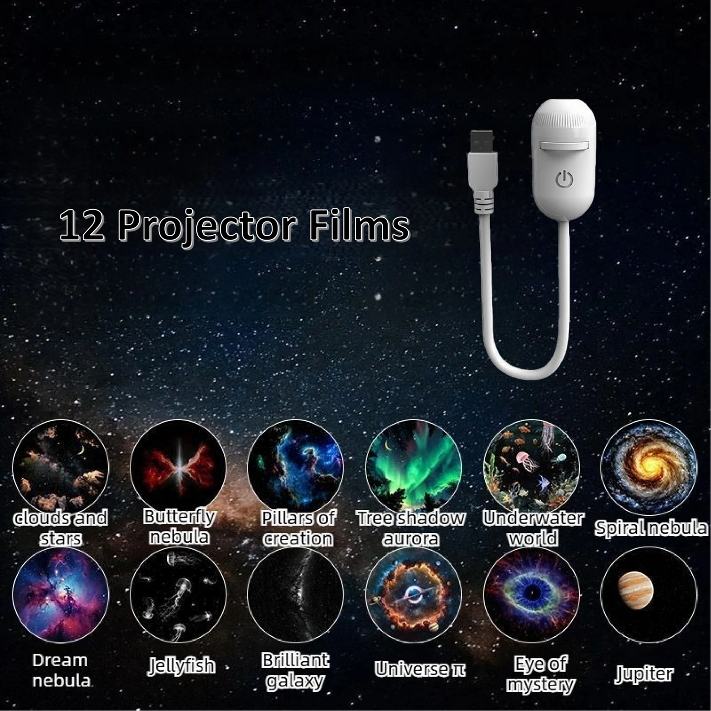 Marvelous Mini Galaxy Star Projector