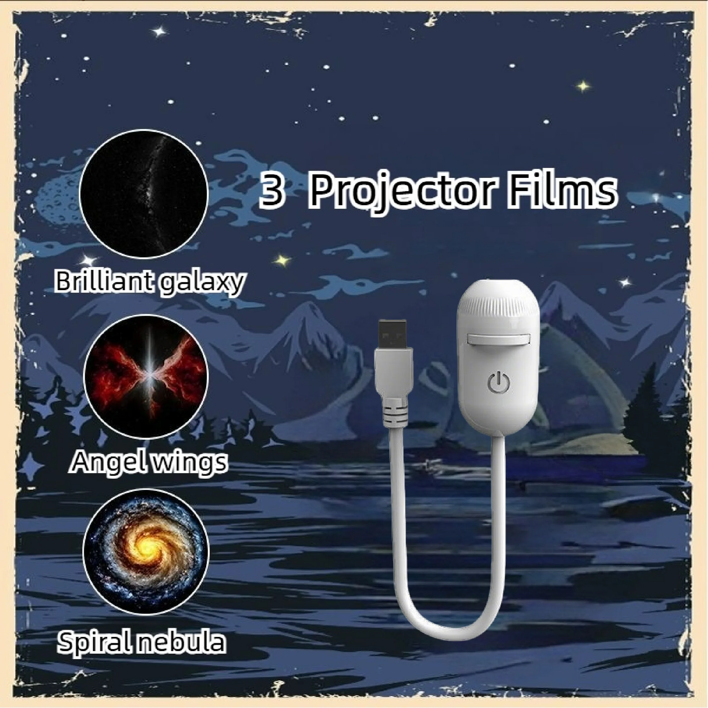 Marvelous Mini Galaxy Star Projector